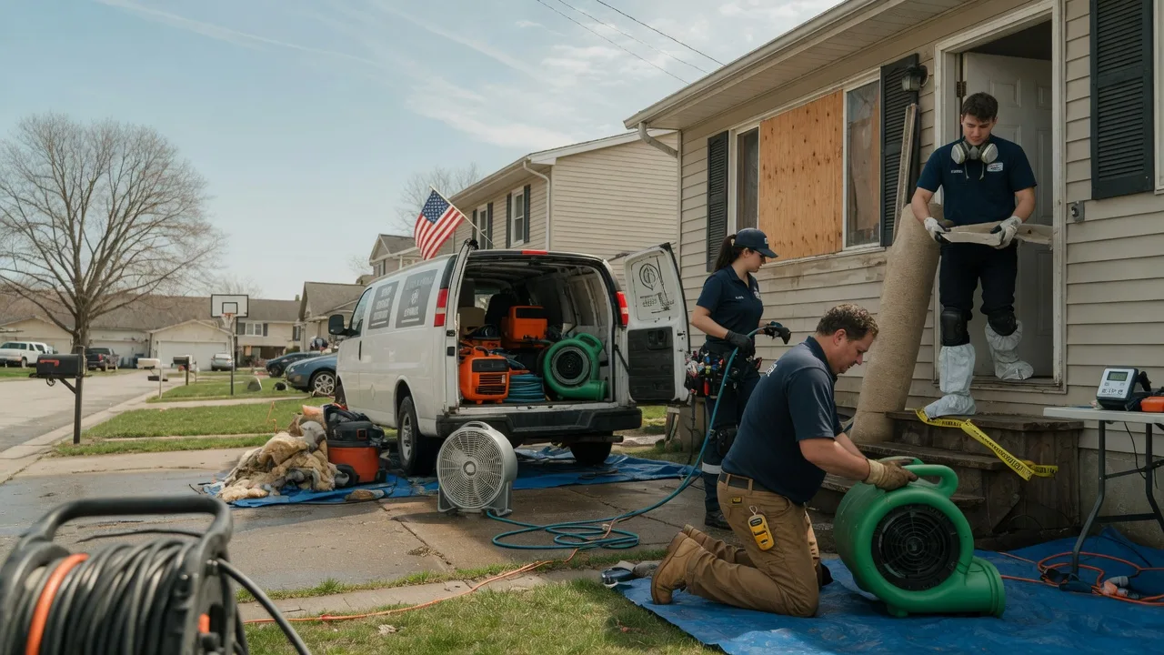 Water Damage Restoration in Cleveland, ND near me